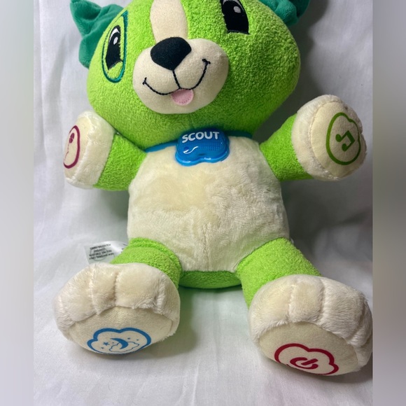 LeapFrog My Pal Scout Interactive Talking Puppy Green TESTED WORKS - Picture 6 of 7